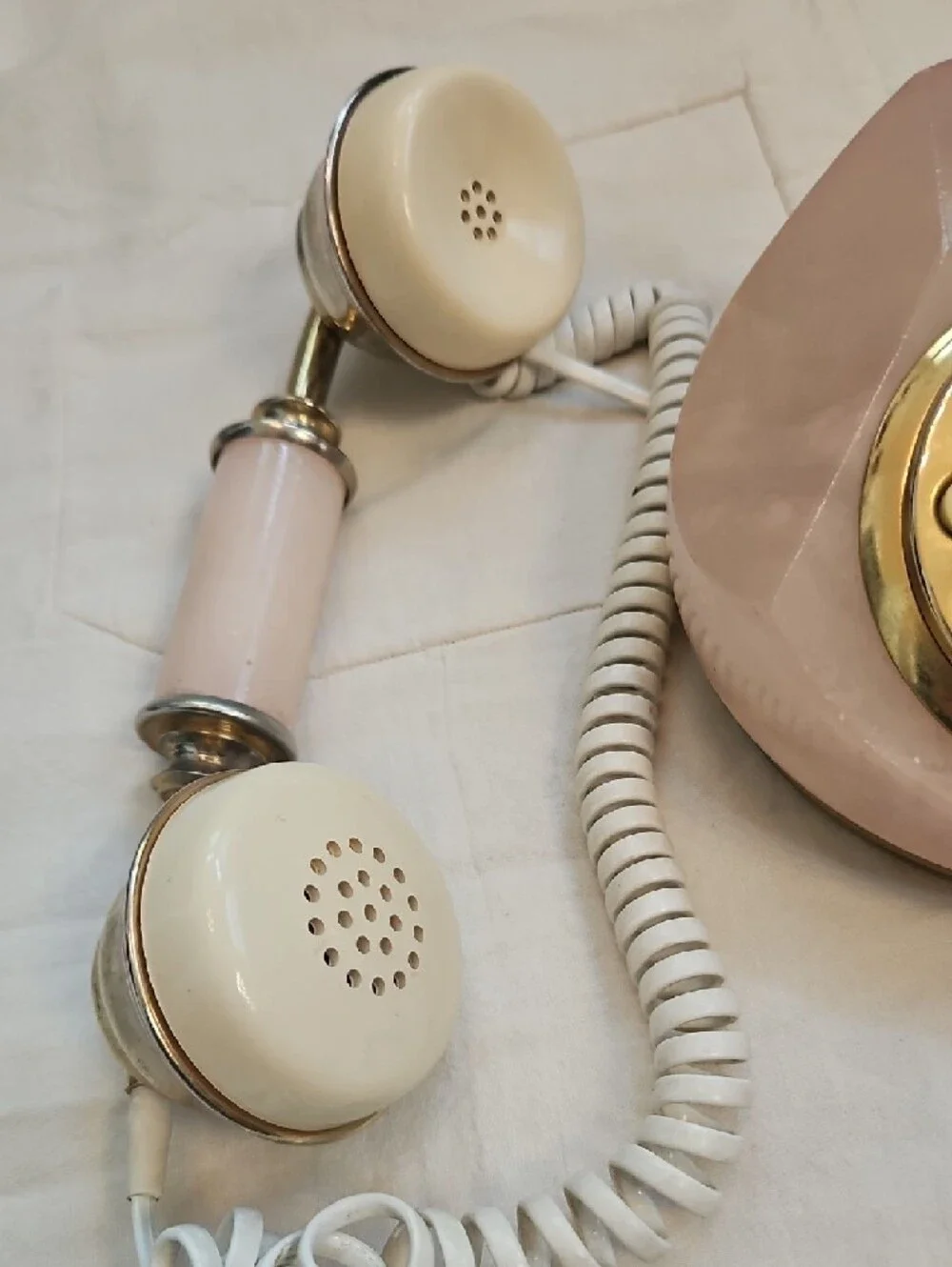 Horchow Black and Gold Decorative Telephone Base - Picture 4 of 7